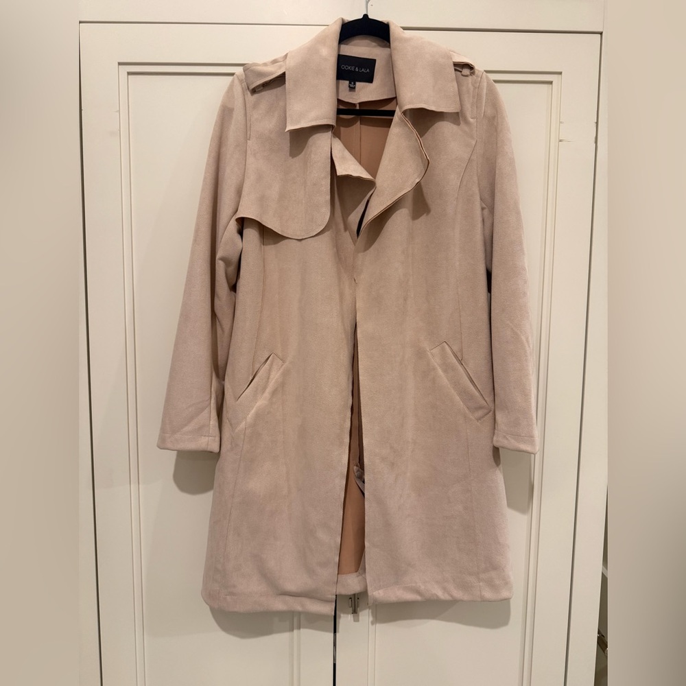 Lightweight suede blush Women's Coat